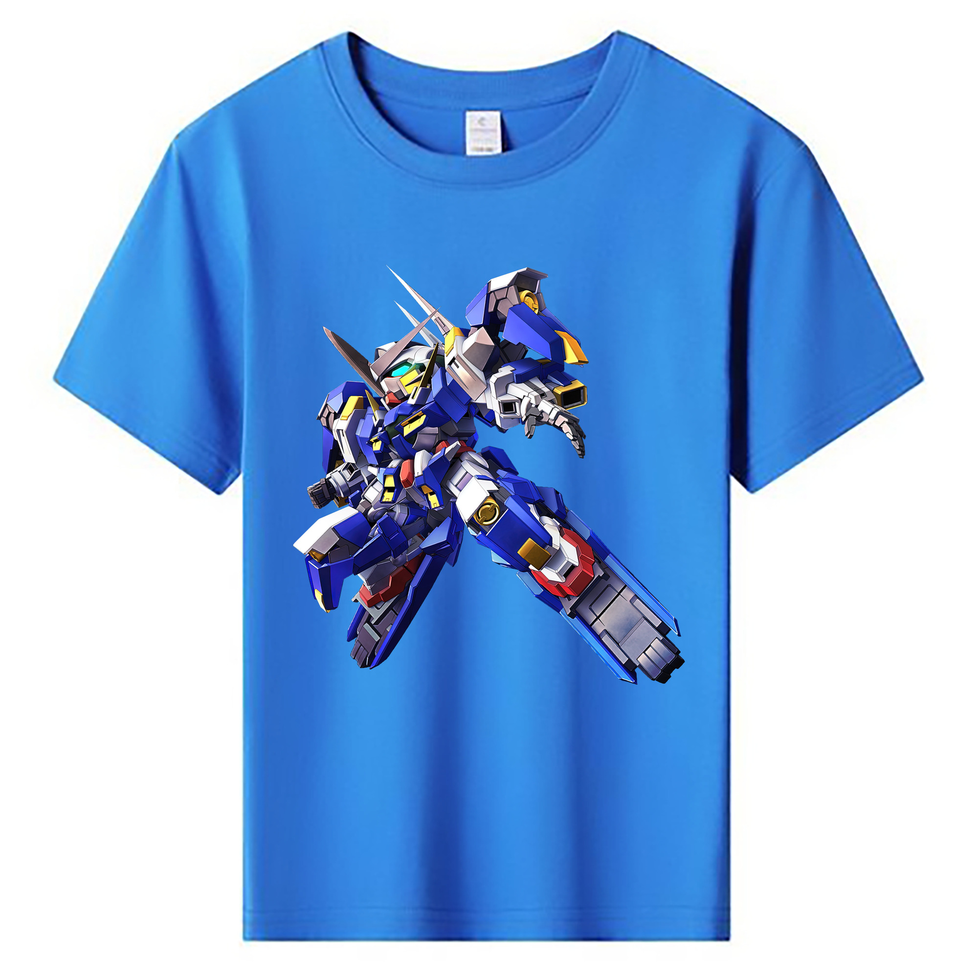 （画像用） 機動戦士ガンダム Mobile Suit Gundam 綿100％キッズTシャツ（フロントプリント）